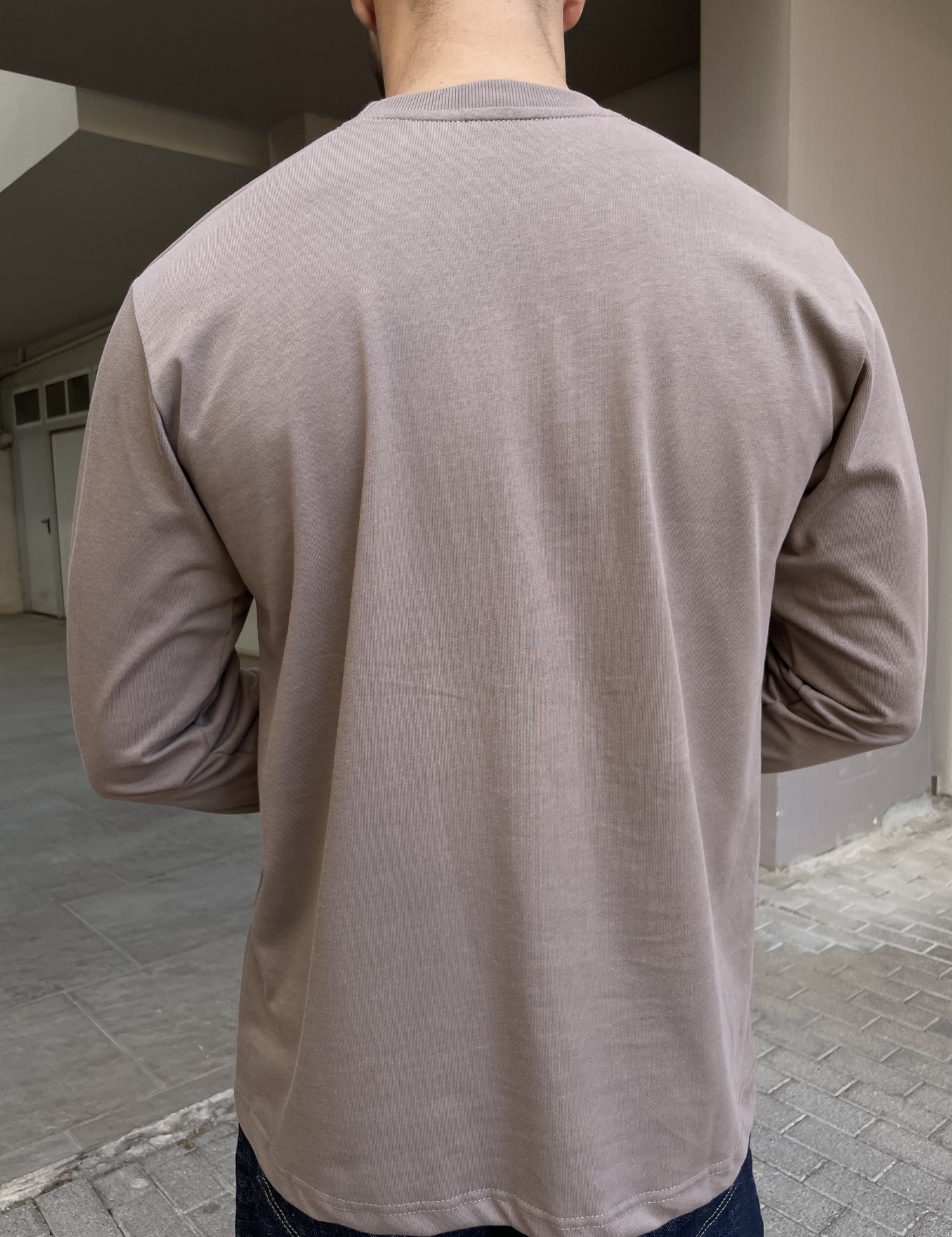 Everbest Ανδρική πούρο βαμβακερή μπλούζα Plus size 2610160P φωτογραφία